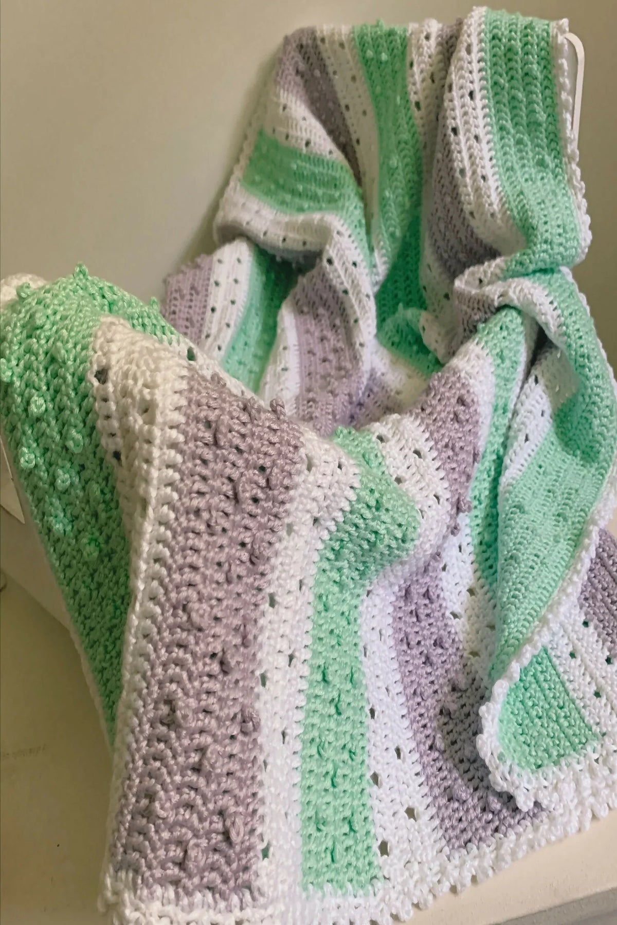 The Pretty Picot Baby Blanket (Crochet)