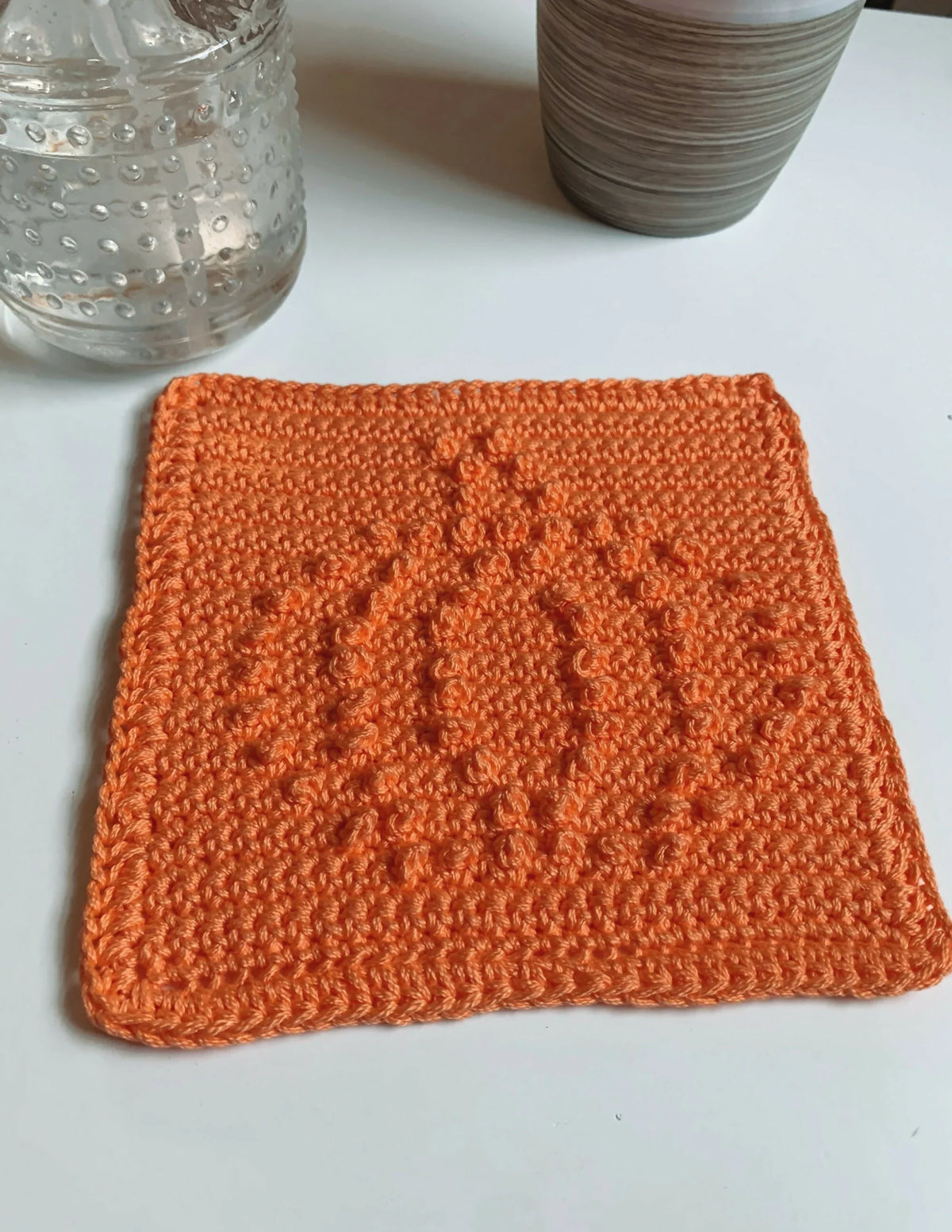 The Autumn Pumpkin Dishcloth (Crochet)