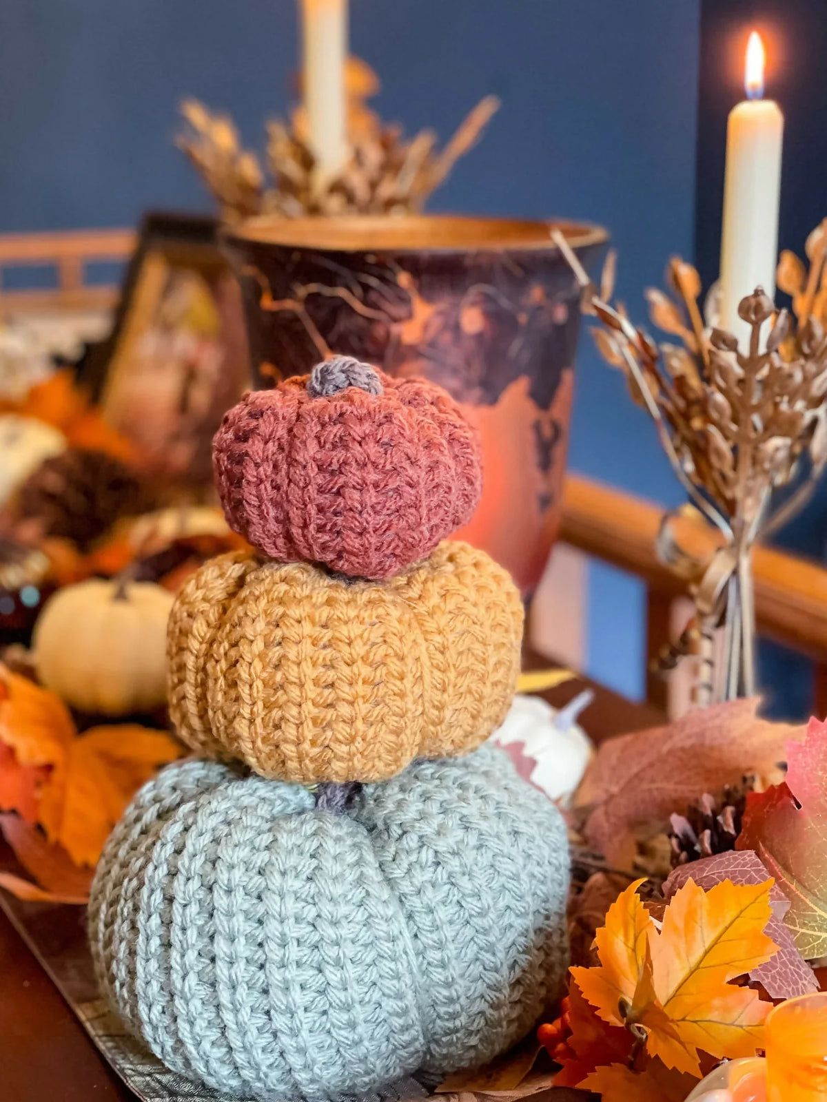 Rustic Chunky Pumpkins (Crochet)
