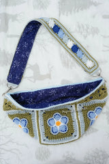 Forget Me Not Bum Bag (Crochet)