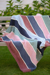 Color Divide Blanket (Knit)