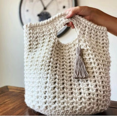 The Sutton Bag in Two Sizes (Crochet)