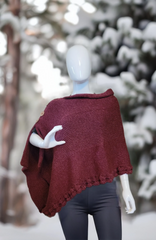 Urban Elegance Shawl (Circular Knitting Machine & Crochet)