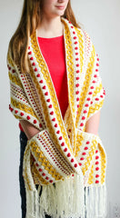 Marjorie Pocket Scarf (Crochet)