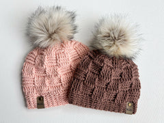 The Bowie Basketweave Beanie (Crochet)