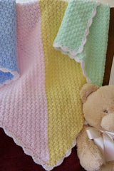 Pastel Parade Baby Soft Blanket (Crochet)