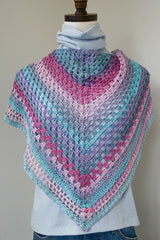 Gift to Myself Crescent Shawlette (Crochet)