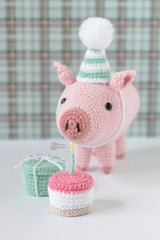 Birthday Piglet (Crochet)