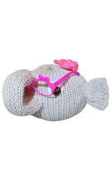 Elephant Eyeglass Holder (Machine Knit)