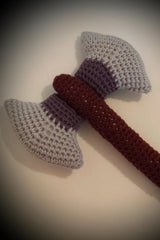 Battle Axe Baby Rattle (Crochet)