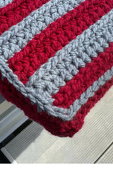 Go Team Go Bleacher Cushion (Crochet)