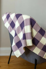 Sleek & Cozy: The New Generation Gingham Blanket (Circular Knitting Machine)