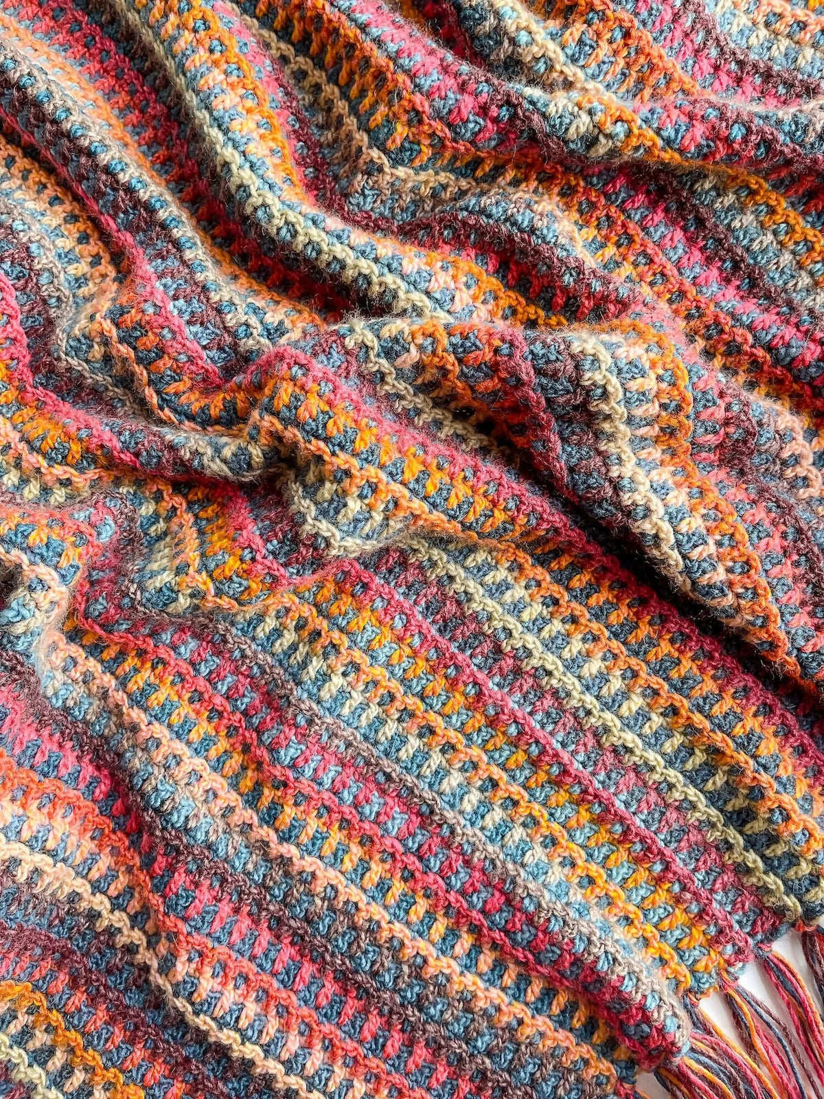 Mountain Trail Blanket (Crochet)