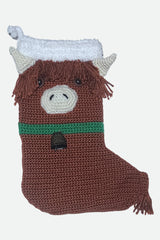 Highland Cow Stocking (Crochet)