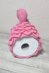 Flamingo Toilet Paper Cover (Crochet)
