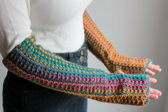 Mountain Trail Arm Warmers (Crochet)