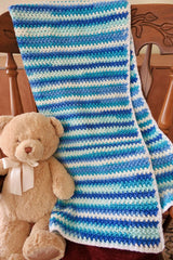 Baby Blue Ice Cream Blanket (Crochet)
