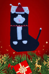 Tuxedo Cat Christmas Stocking (Crochet)