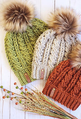 Karen Cable Beanie (Crochet)