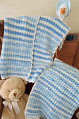 Big Scoop Ice Cream Baby Blanket Set- A Two Pattern Bundle (Crochet)