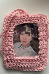 Solid Granny Square kpop photocard holder (Crochet)