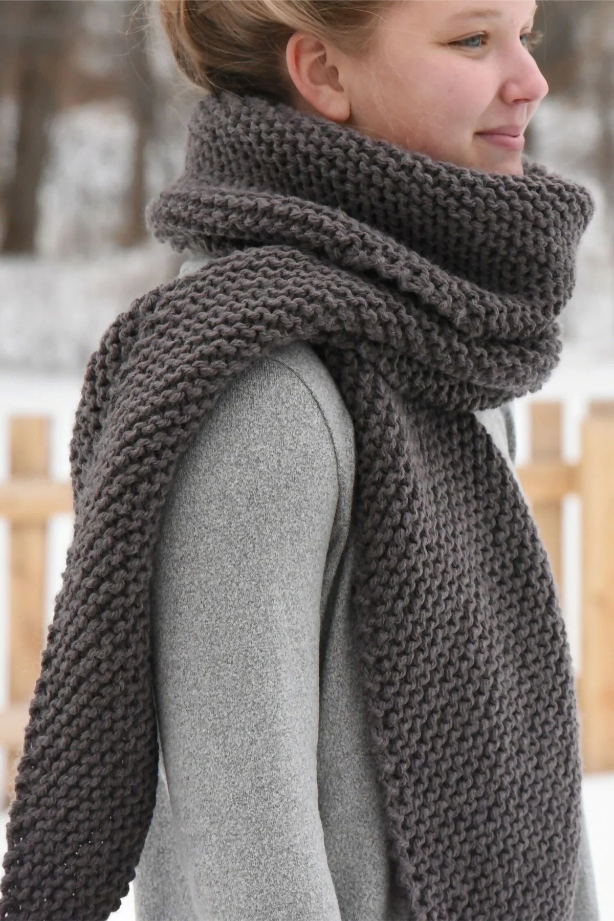 Marlowe Chunky Scarf (Knit)