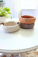 The Spike Stitch Basket & Tray (Crochet)