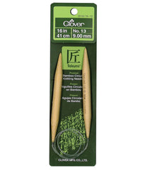 Clover Bamboo Circular Knitting Needles 16" (Sizes 11 & 13)