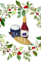 Bread, Salt & Wine Ornaments (Crochet)