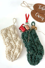 The Puff Stitch Stocking (Crochet)