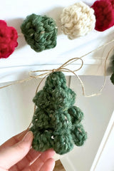 Christmas Tree Garland (Crochet)