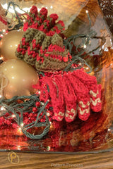 Ribbon Candy Christmas Ornament (Crochet)