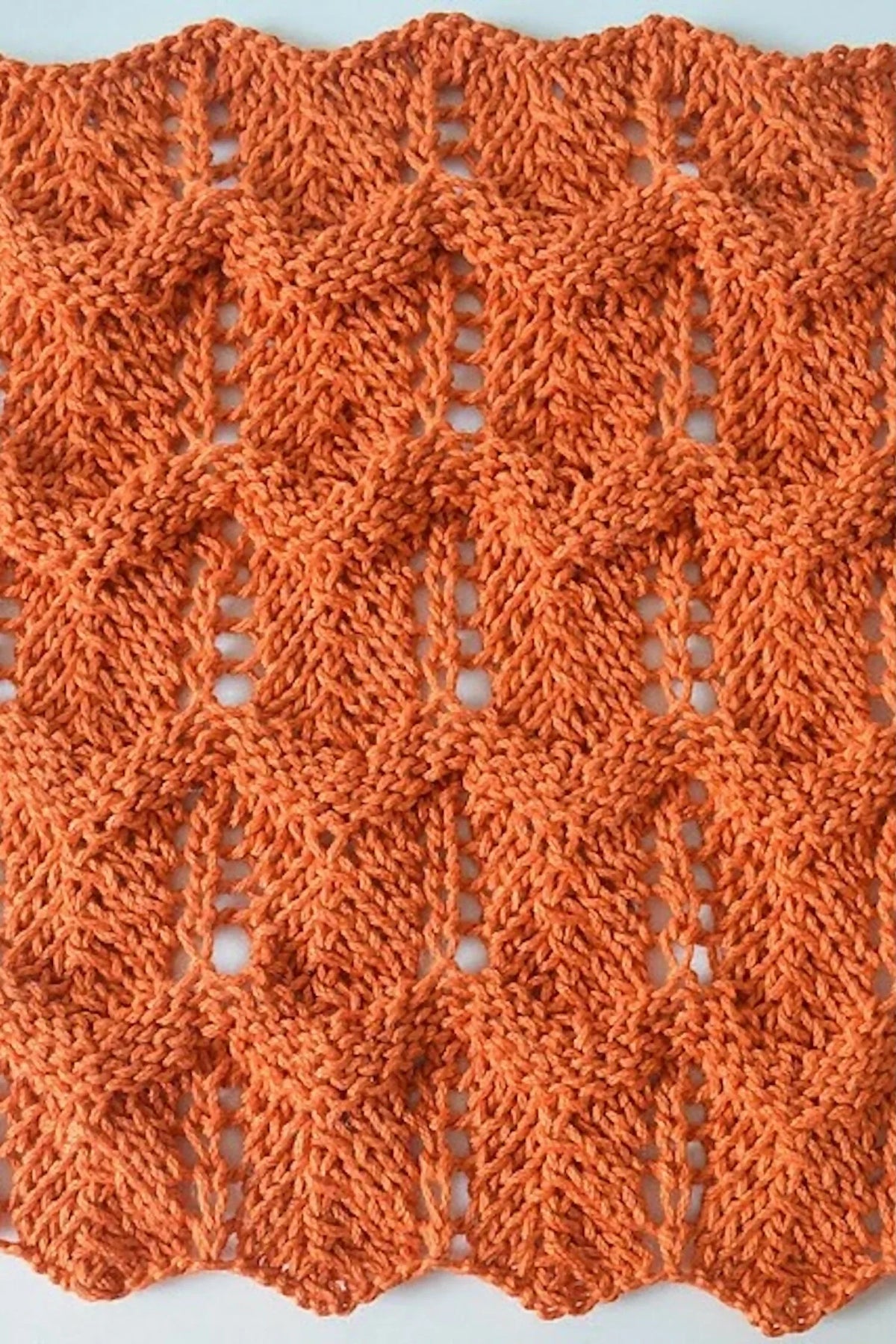 Puff Lace Washcloth (Knit)