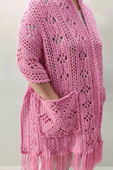 Flowertastic Pocket Shawl (Crochet)