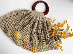 Bonjour Belle Market Bag (Crochet)