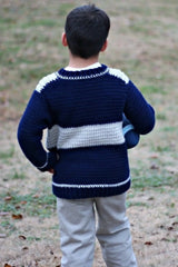 Kid's Varsity Sweater (Crochet)