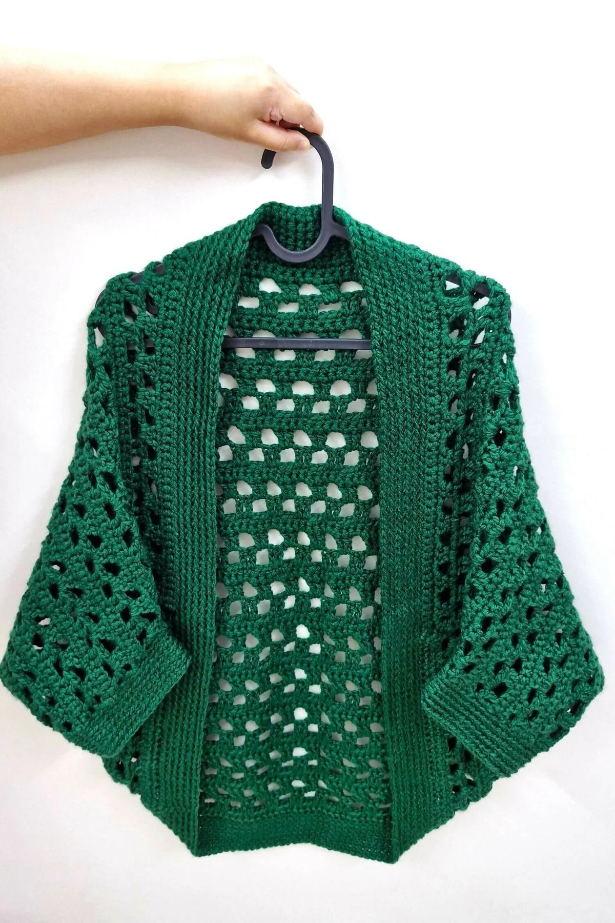 Forest Leaves Cocoon Shrug (Crochet)