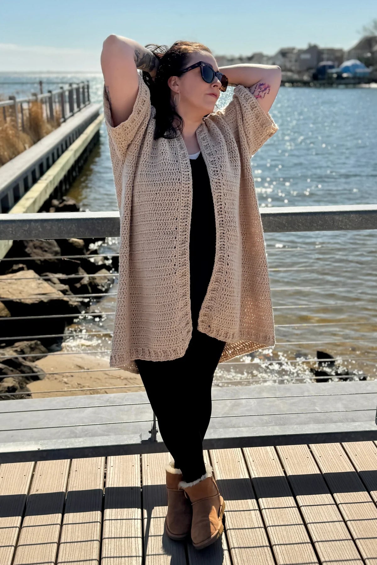 The Biltmore Blanket Cardigan (Crochet)