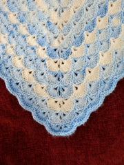 Shells and Cream Ice Cream Baby Blanket (Crochet)