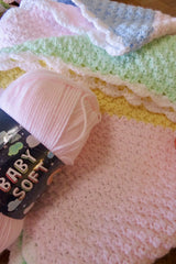 Pastel Parade Baby Soft Blanket (Crochet)
