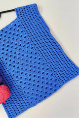 Blue Shells Top (Crochet)