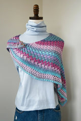 Gift to Myself Crescent Shawlette (Crochet)