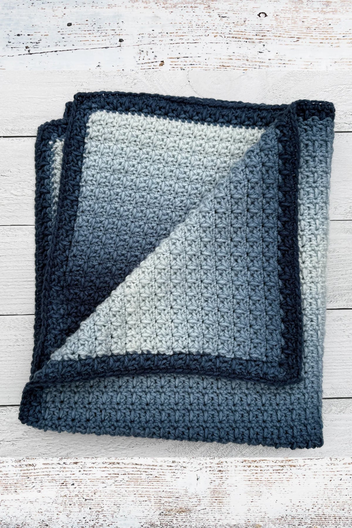 Mixed Cluster Stitch Blanket (Crochet)