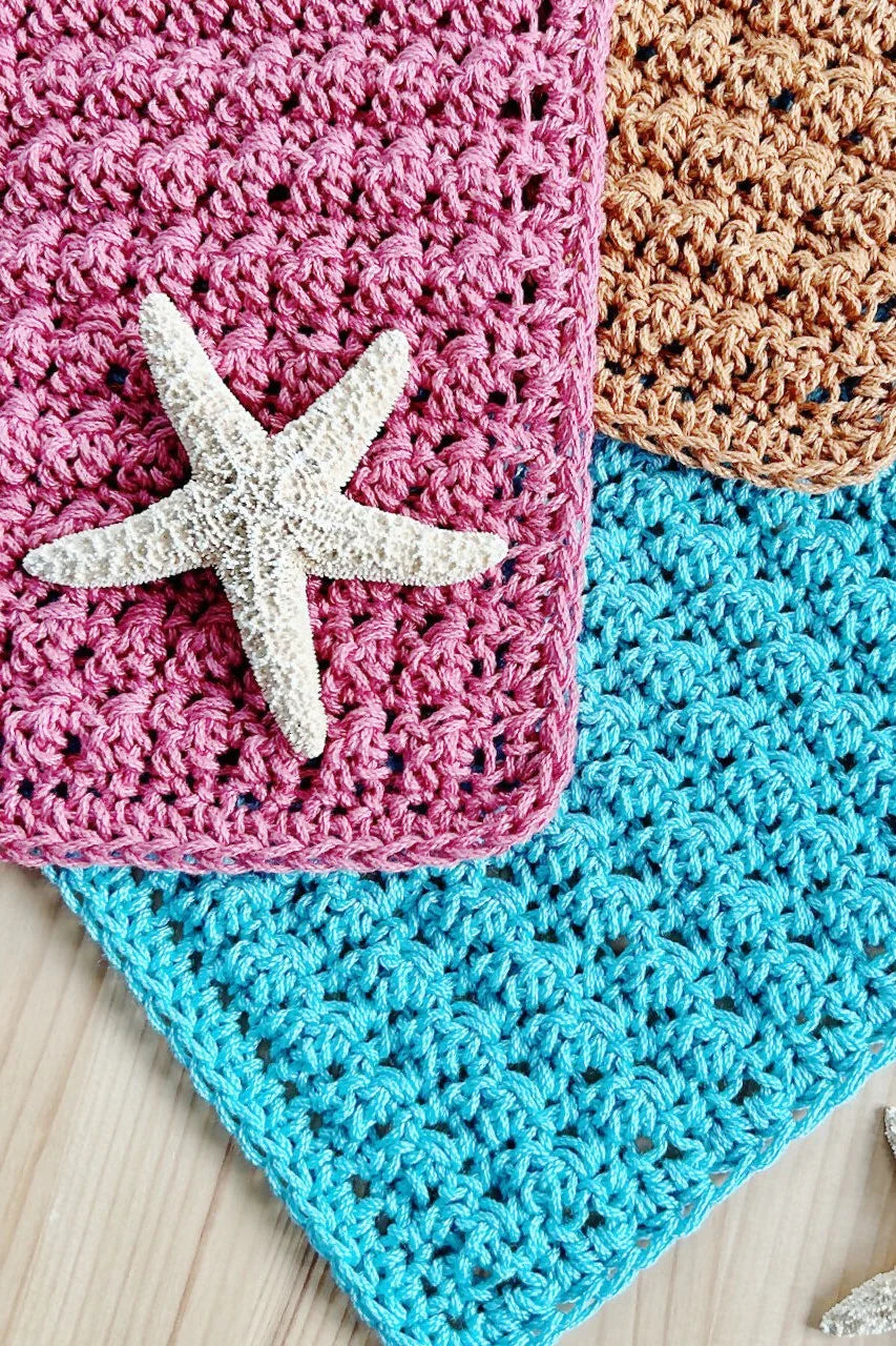 The Sea Star Venice Washcloth (Crochet)