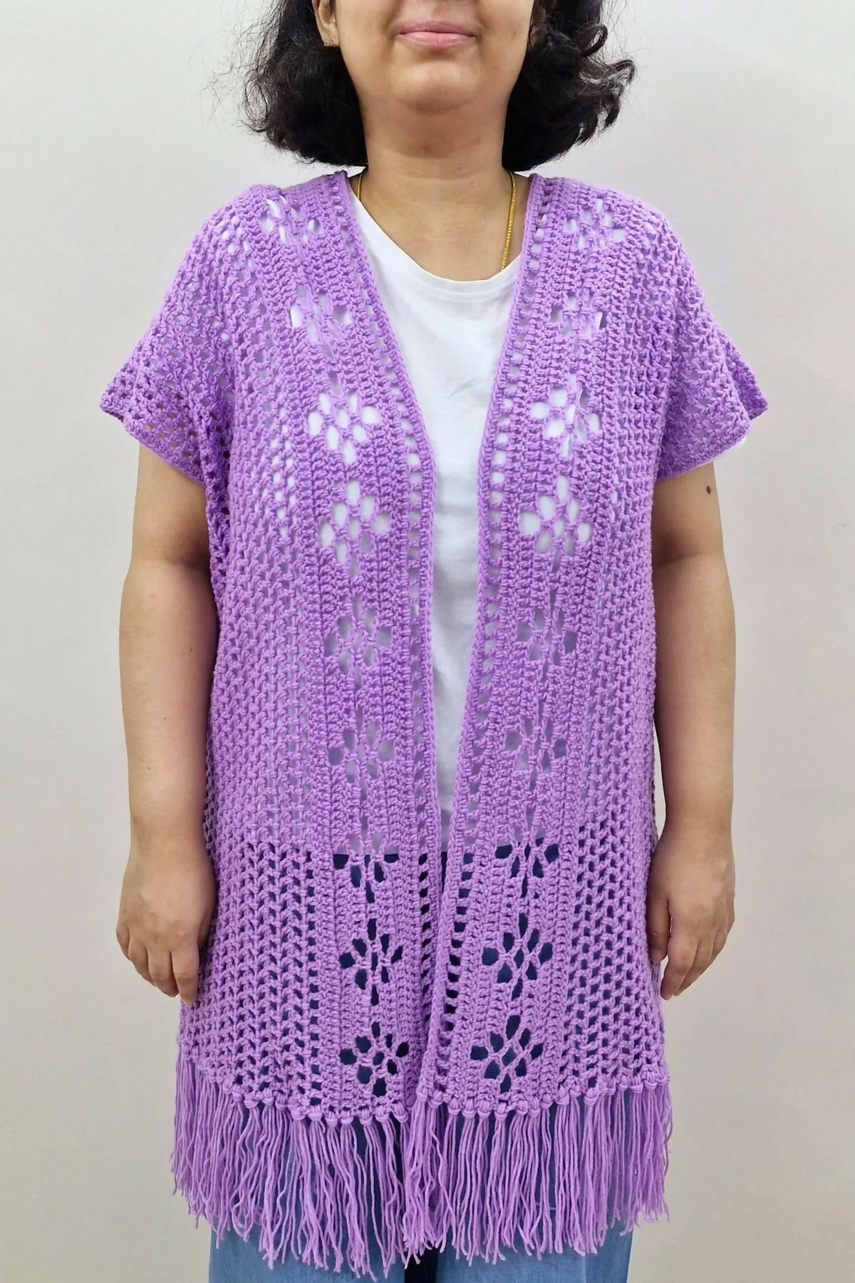 Iris Garden Vest (Crochet)
