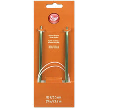 Boye Aluminum Circular Knitting Needles 29" (Sizes 6 to 11)