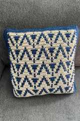 Peaks & Pillars Mosaic Pillow (Crochet)