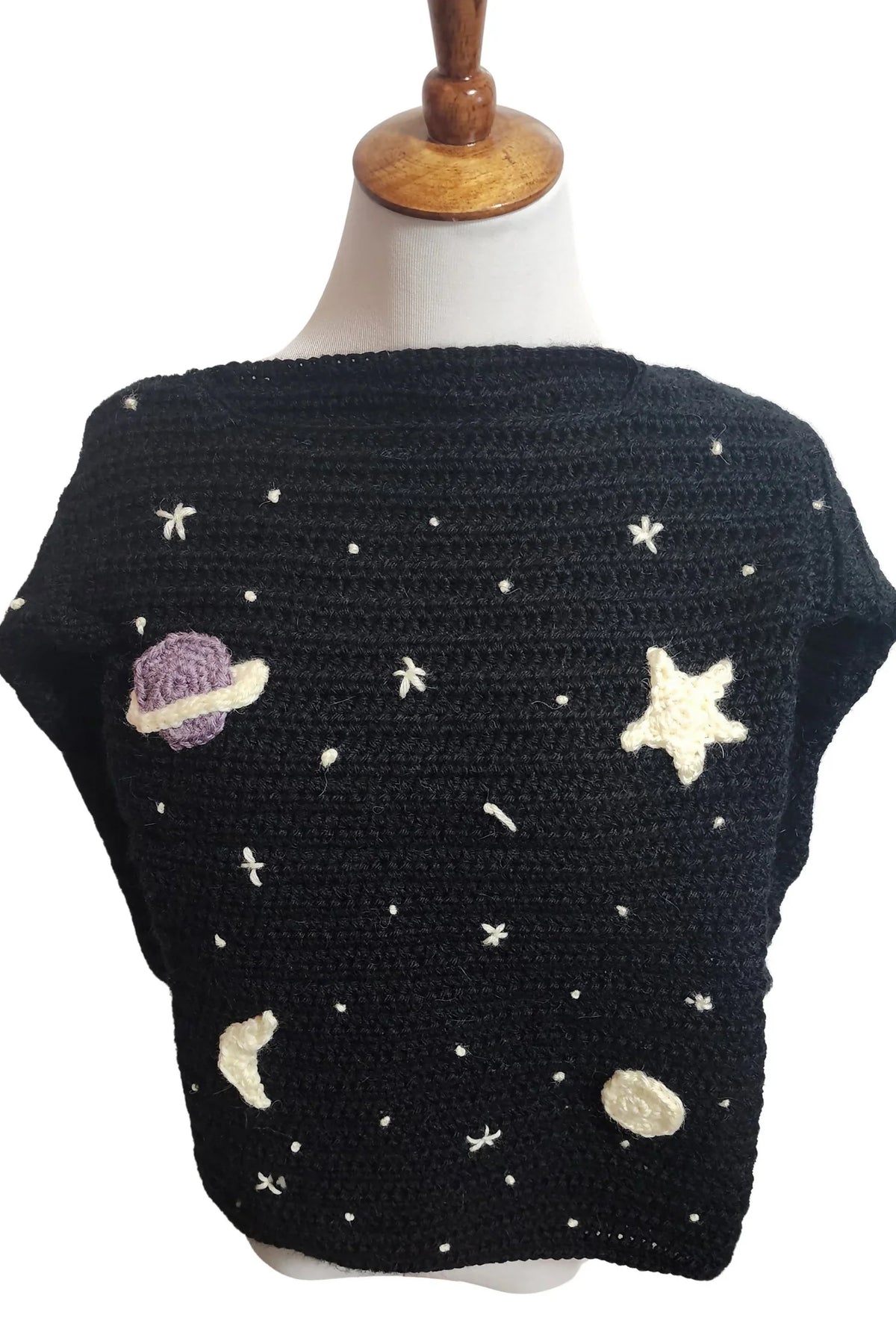 Stars at Night Children’s Sweater (Crochet)