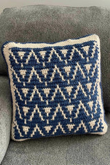 Peaks & Pillars Mosaic Pillow (Crochet)