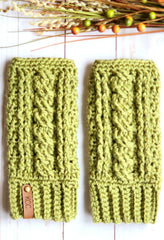 Karen Cable Mitts (Crochet)